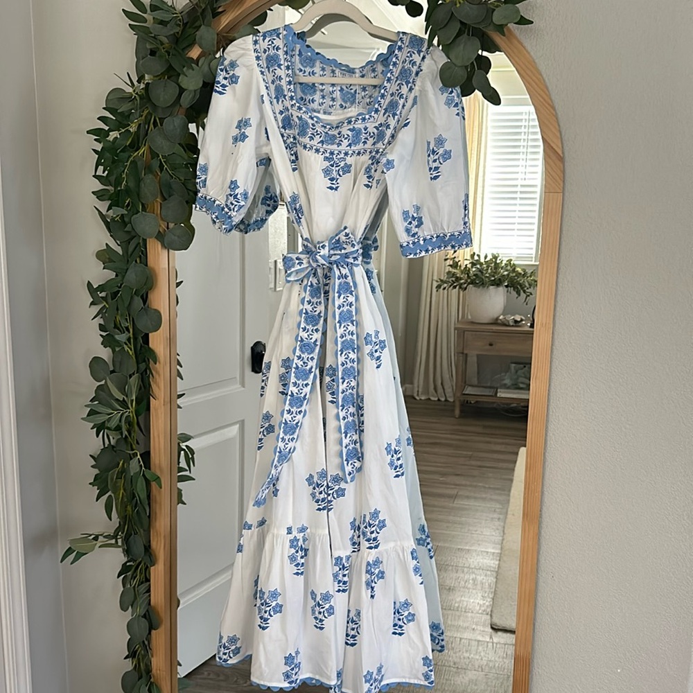 Pink City Print Dress